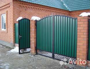 Ворота с калиткой