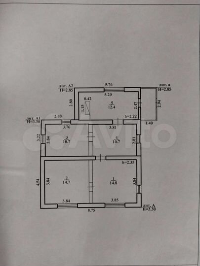 Дом 80 м² на участке 10 сот.