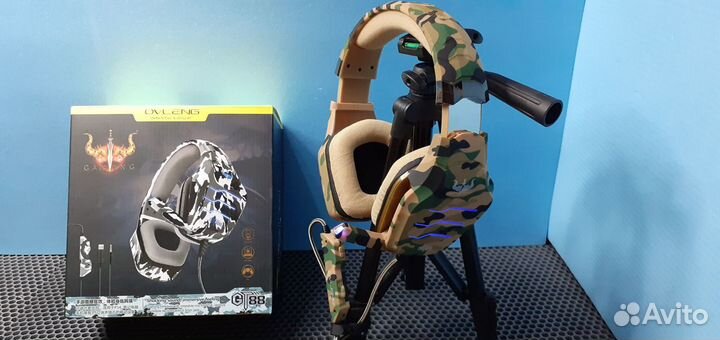 Игровые наушники Elite GT 88 Подсветка Микрофон