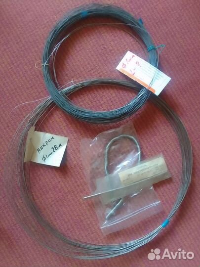 Спираль и нихромовая проволока