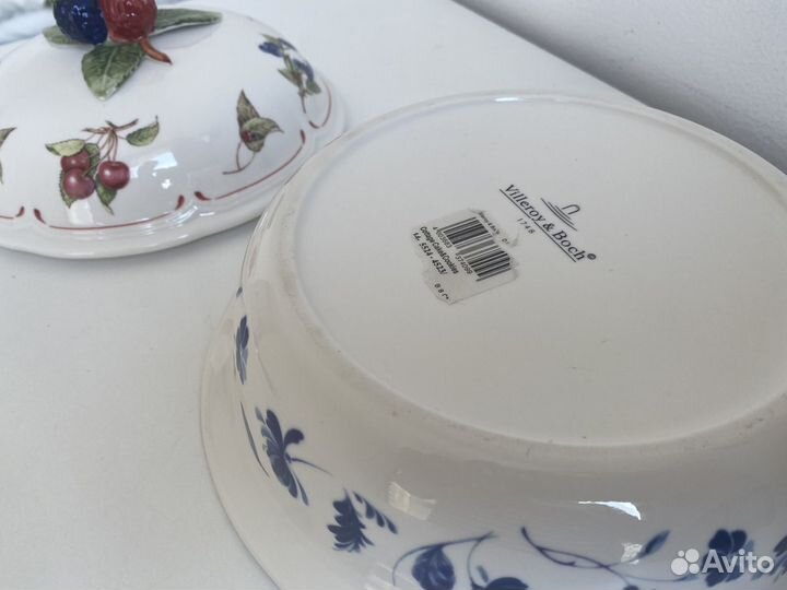 Villeroy boch cottage, блюдо с крышкой