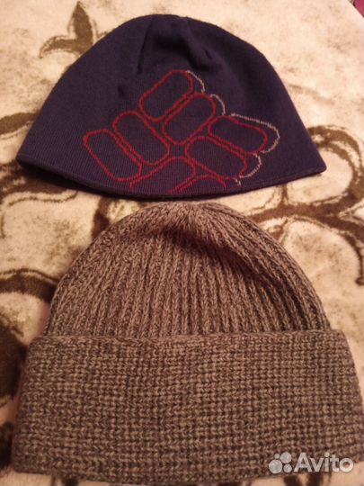 Шапки Columbia и вязанная