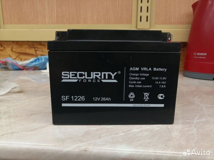 Аккумулятор Security Force SF 1226 (12V / 26Ah)