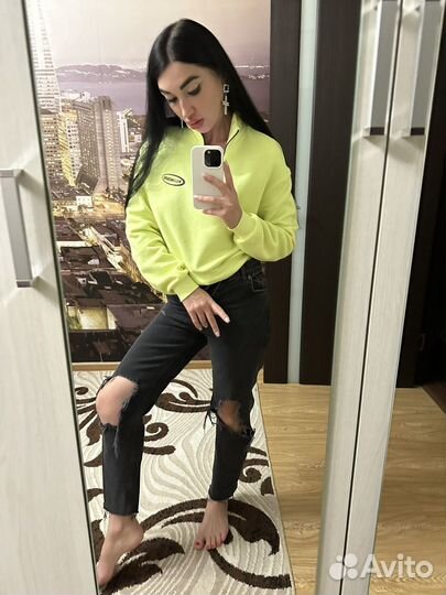 Джинсы stradivarius р-р 40-42 и топ H&M