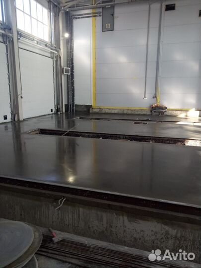 Промышленные бетонные с топпингом полы