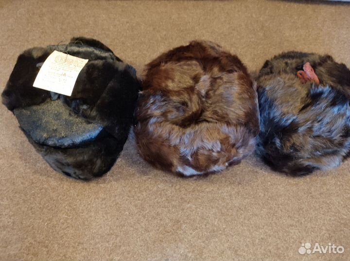 Шапка ушанка меховая