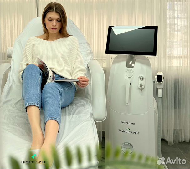 Диодный лазер для эпиляции люминес Макс Ван 1200W