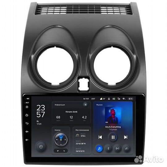 Магнитола Ниссан Кашкай 2006-2013 Андроид Teyes X1