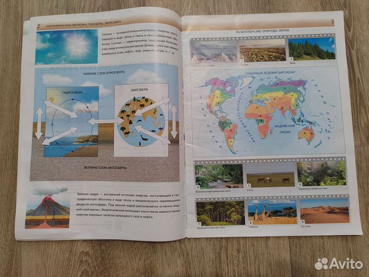Атлас география 6кл