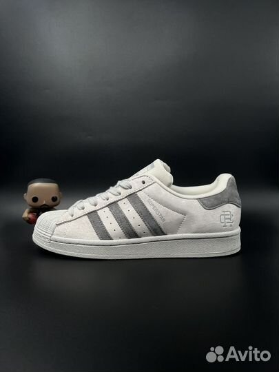 Кроссовки Adidas Superstar Reigning Champ серые