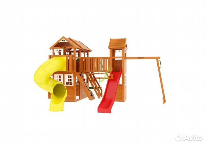 Детский комплекс Клубный домик Макси с трубой Luxe