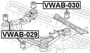 Сайлентблок подрамника передний vwab029 Febest