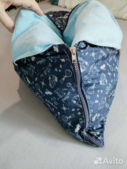 Конверт зимний для новорожденного