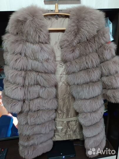 Шуба трансформер из песца 44