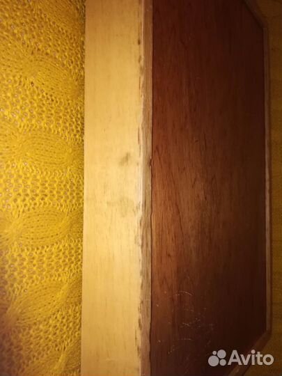 Деревянный поднос с керамической плиткой б/у