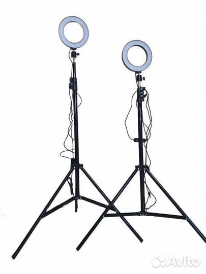 Кольцевые лампы со штативом