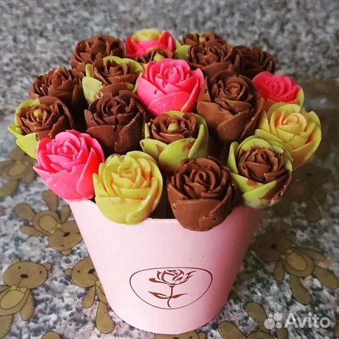 Букет из шоколадных роз
