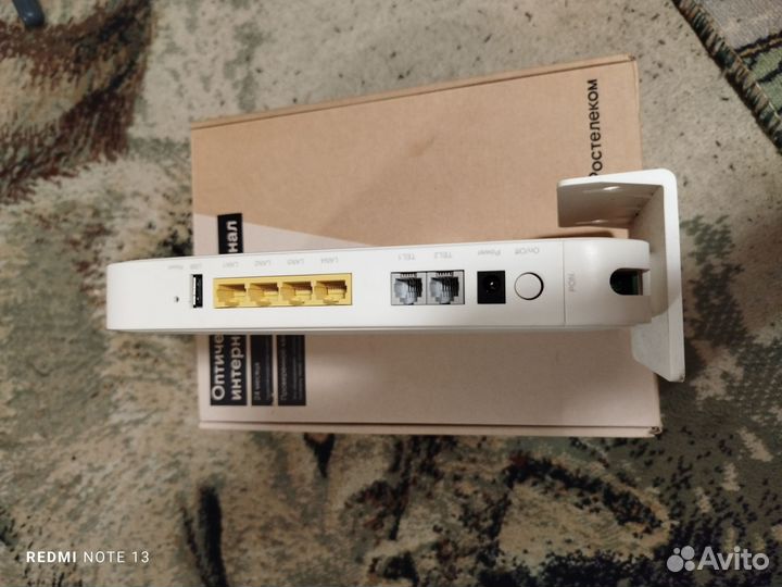 Оптический интернет терминал ростелеком