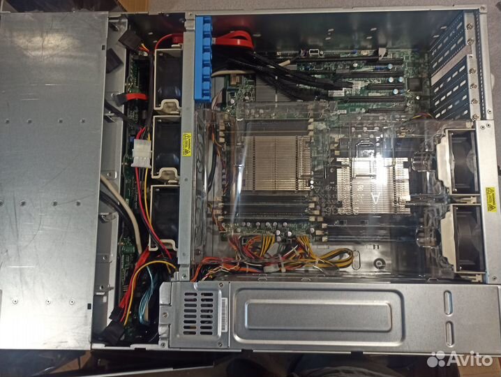 Сервер SuperMicro 3U/2xE5-2690/X9DRI-F/32gbRAM