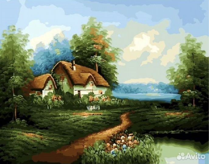 Картина по номерам новая