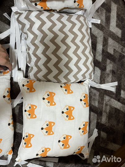 Бортики на кроватку