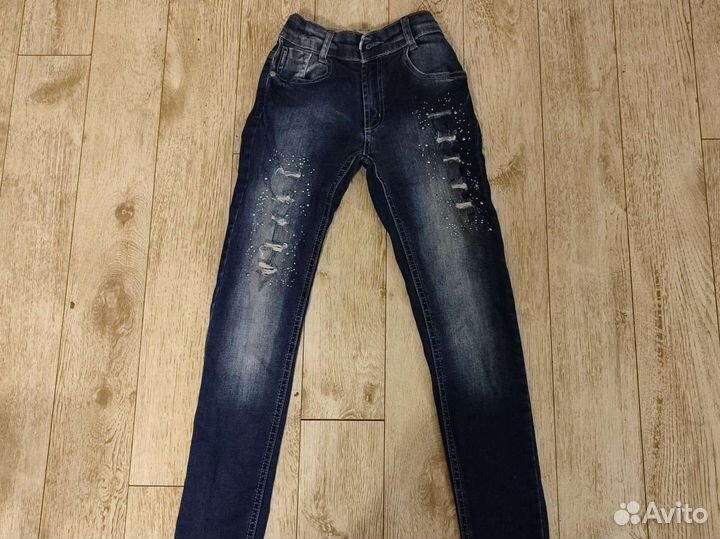 Джинсы для девочки 146