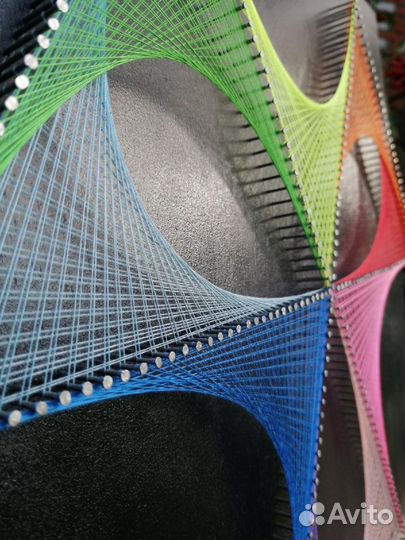 Стринг арт картина размер 37.5-37.5см