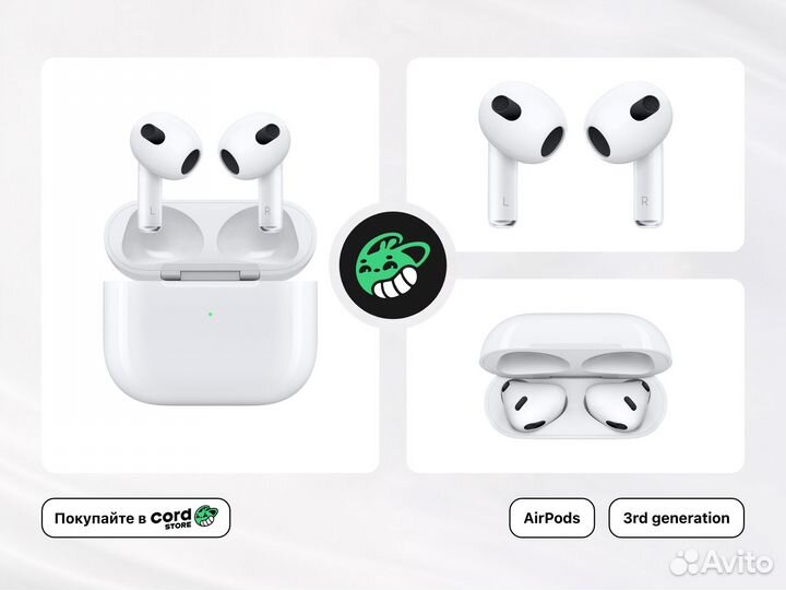 Наушники Apple AirPods 3 / 2 / Pro 2 / Max