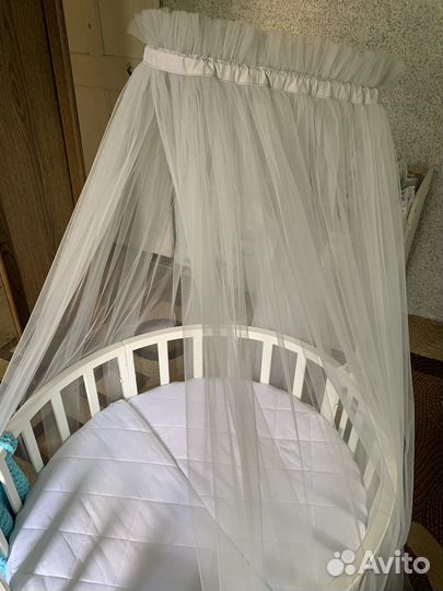 Балдахин в кроватку с держателем