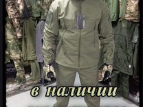 Тактический костюм softshell олива 46-56 р