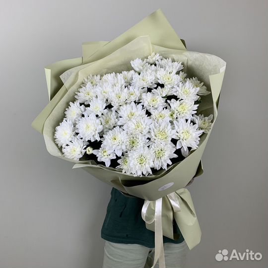 Букет из 9 хризантем