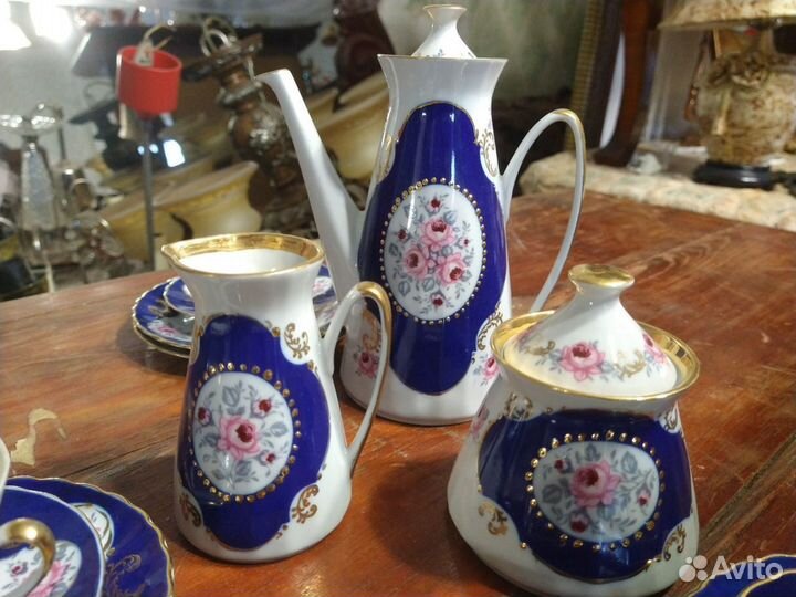 Сервиз кофейный рижский фарфор