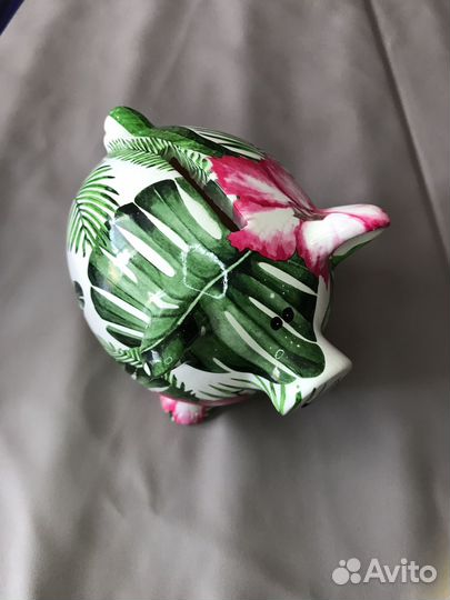 Хрюшка копилка фарфоровая новая