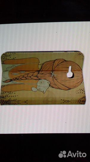 Чехол samsung Galaxy Tab3 Lite T110T111кожа, новый