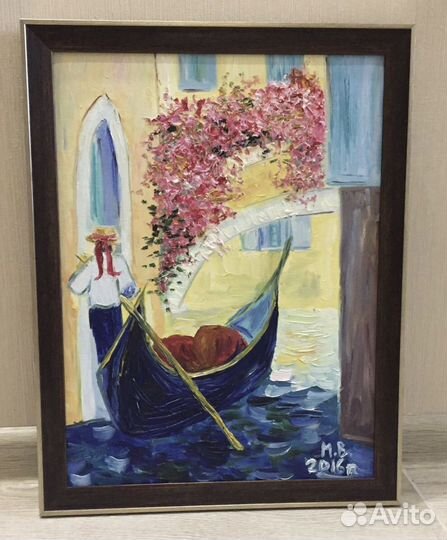 Картина маслом на холсте пейзаж