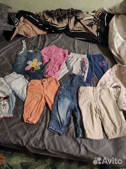 Пакет вещей на девочку 80 86 размер