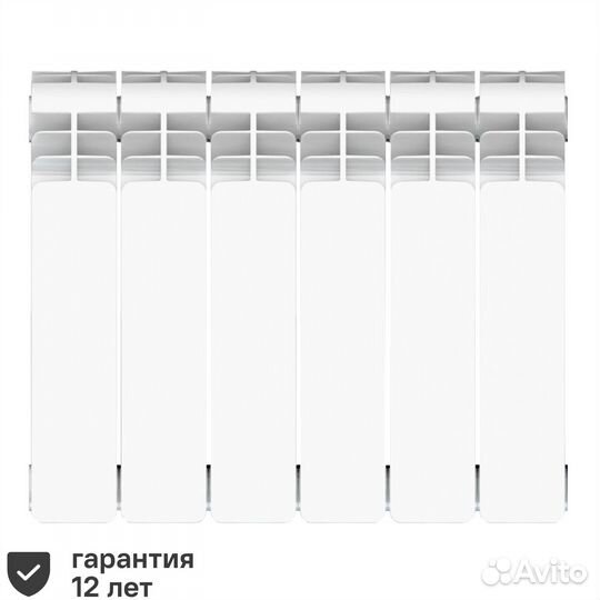 Радиатор секционный Equation Aluminium 350/90 6 се