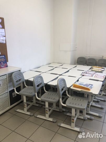 Парта + стул трансформеры Sole ll Grey fundesk