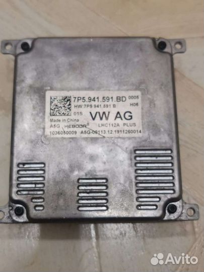 Vw touareg 3 блок управления фарой