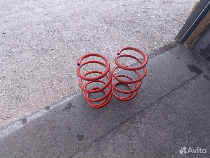 Пружины с занижением -30 toyota corolla е150
