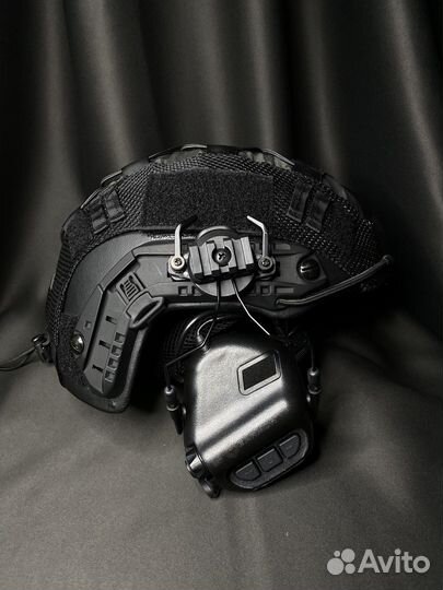 Комплект Баллистический шлем Ops Core Black