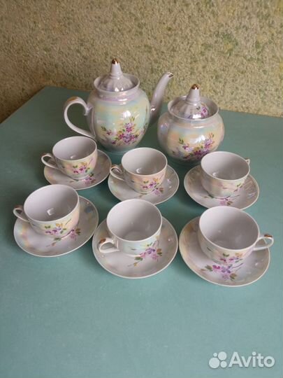 Кофейный сервиз на 6 персон фарфор