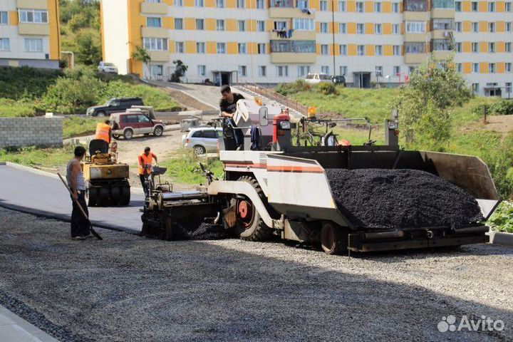 Благоустройство, асфальтирование, брусчатка