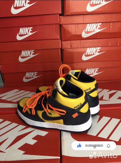 Кроссовки Nike Dunk off white