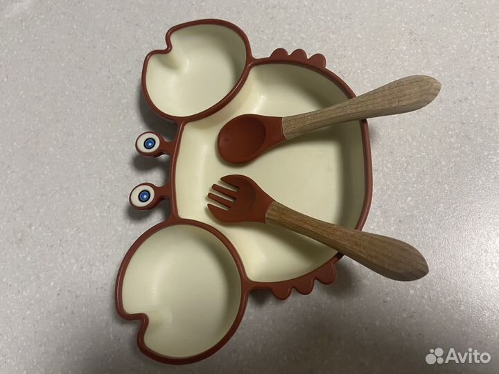 Детская силиконовая посуда