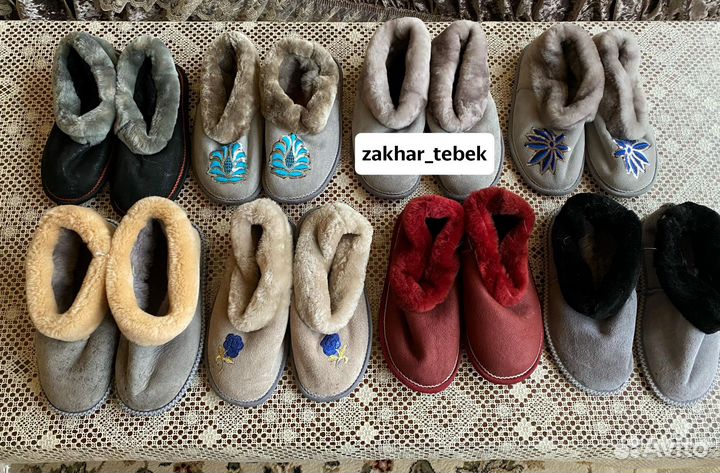 Чуни из натуральной овчины