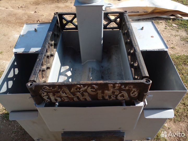 Печь банная с баком