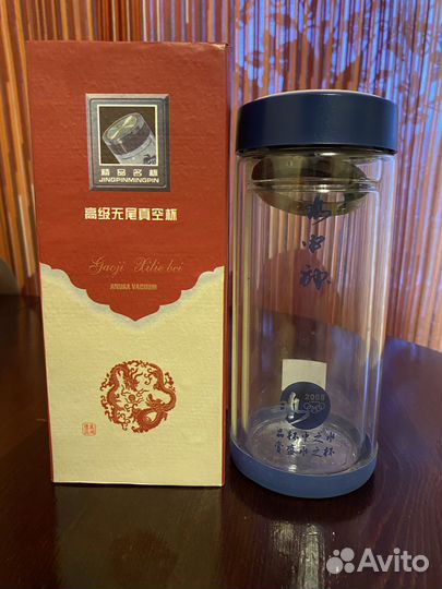 Стеклянная бутыль для заваривания чая