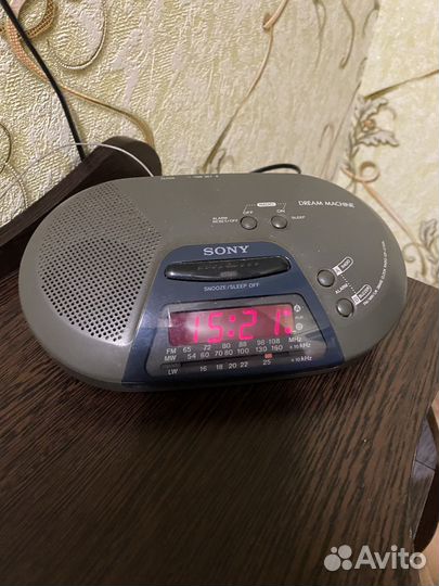 Sony радио часы будильник