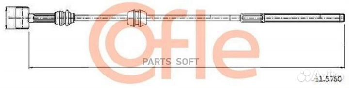 Cofle 92115760 Трос стояночного тормоза